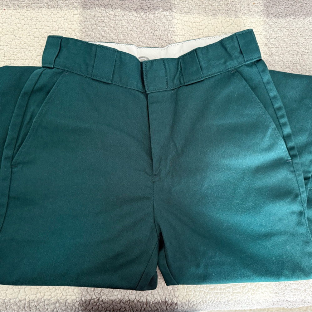 Dickies Women's Straight Leg Pants Forest Green